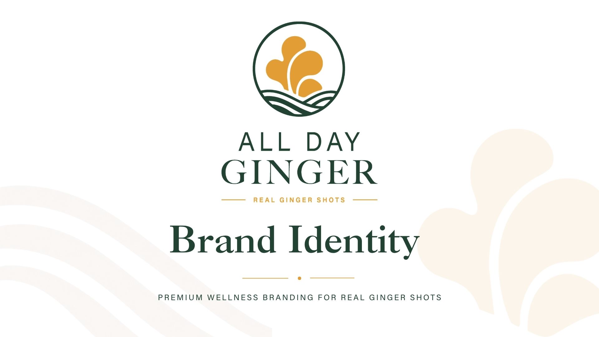 All Day Ginger brand identity — primary mark